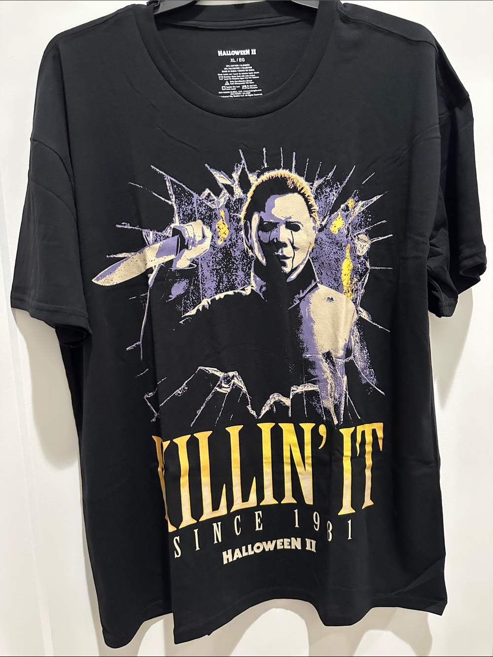Halloween II "Killin' It" Since 1981 Graphic Tee - Black